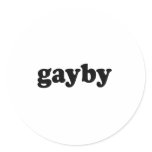 GAYBY stickers