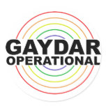 Gaydar Operational stickers