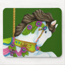 Gayle Carousel Horse Mousepad