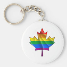 GAYNADIAN MAPLE LEAF KEY CHAINS