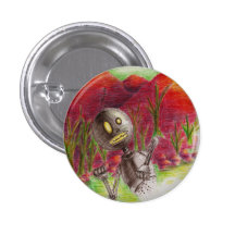 Gazebo the Robot Pinback Buttons