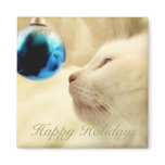 Gazing Upon A Blue Star Refrigerator Magnet