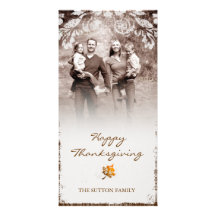 GC | Aged Thanksgiving Photo Card