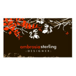 GC | Ambrosial Brown & Oranges business cards