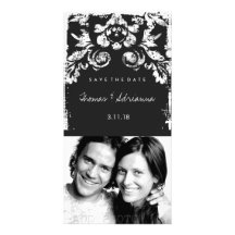 GC | Charcoal Vintage 2 "AGED" | Save the Date Picture Card