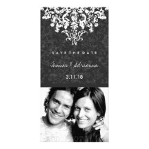 GC | Charcoal Vintage "AGED" | Save the Date Photo Card Template