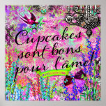 GC Cupcakes sont bons pour l'âme Wall Hanging Posters