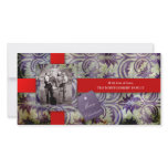 GC | Customisable Photo | Royal Purple Christmas photo cards