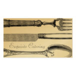 GC | Exquisite Table Setting Gold Metallic Business Cards