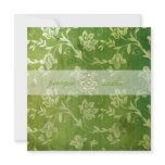 GC | Gorgeous Green Floral Vintage invitations