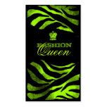 GC | Luscious Lime Grunge Queen business cards