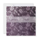 GC | Passionately Purple Floral Vintage invitations