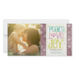 GC Peace Love and Joy Red Dots photo cards