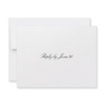 GC | Plain White RSVP invitations