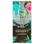 GC Shabby Aqua Garden Couture Chandelier