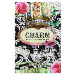 GC | SHABBY Vintage Charm - Black Damask flyers
