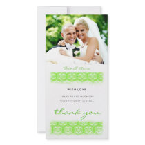 GC | Sweet Green Print Thank You
