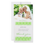 GC | Sweet Green Print Thank You photo cards