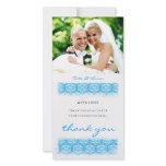 GC | Sweet Ocean Print Thank You Photo Greeting Card