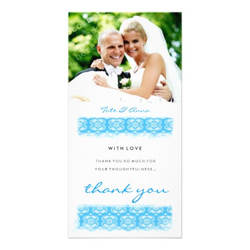 GC | Sweet Ocean Print Thank You Photo Greeting Card