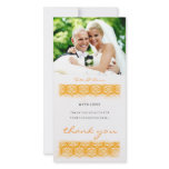 GC | Sweet Orange Print Thank You photo cards