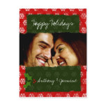 GC | "Torn" Wrapping Paper Christmas Card postcards