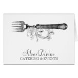 GC Vintage Silver Divine Silverware Card