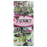 GC | Whimsical Vintage Charm - Black White Damask rack cards
