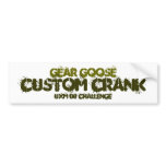 Gear Goose Custom Crank bumper stickers