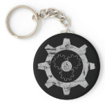 Gear Head Keychain