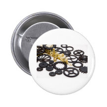 Gears070209 Pinback Button