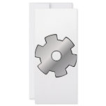 Gears and Wires logo rack cards