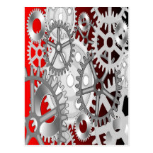 Gears Post Card