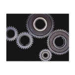Gears postcards