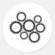 Gears Sticker