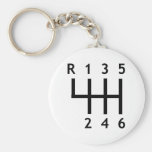 Gearshift - Race Keychain