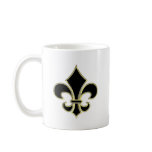 Geaux Black & Gold Fleur De Lis mugs