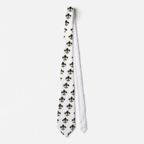 Geaux Black & Gold Fleur De Lis Neckties