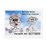 geburtstagvergessen postcards