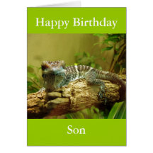 Gecko Birthday Card
