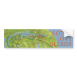 Gecko Bumper Sticker bumper stickers