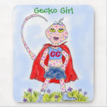 Gecko Girl Mousepads