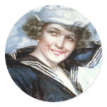 Gee!! I wish I were a man, I'd join the Navy stickers