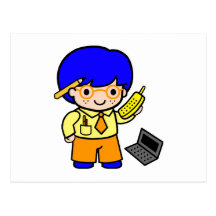 Geek Boy 2 Postcard