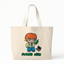 Geek (boy) tote bag