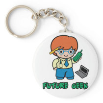 Geek (boy) key chains