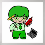 Geek Boy Print