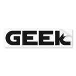 Geek bumper stickers