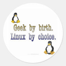 Geek by birth. Linux by choice. Stickers