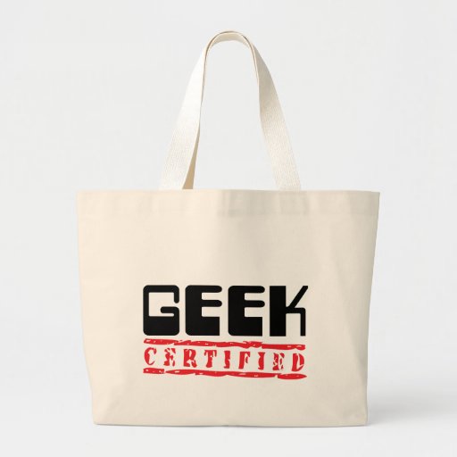 Geek Certified Canvas Bags